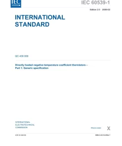 IEC 60539-1 Ed. 2.0 en:2008 pdf