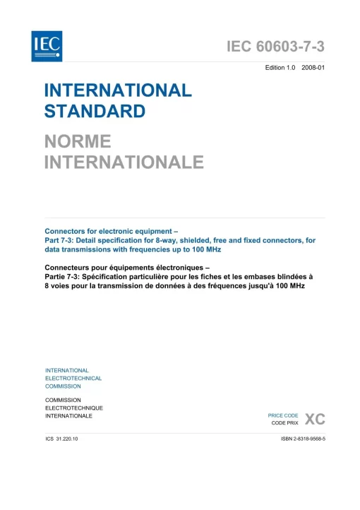 IEC 60603-7-3 Ed. 1.0 b:2008 pdf