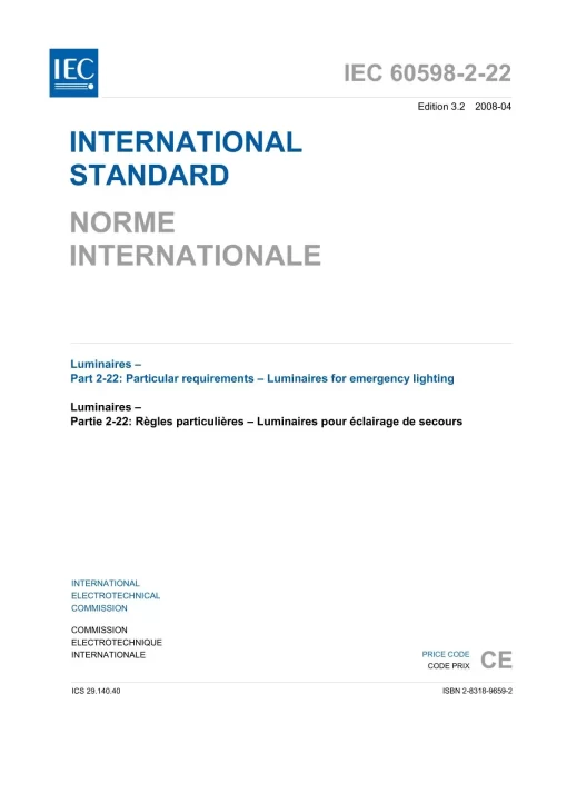 IEC 60598-2-22 Ed. 3.2 b:2008 pdf