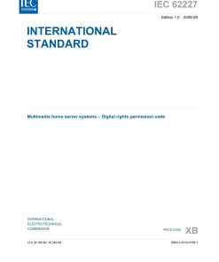 IEC 62227 Ed. 1.0 en:2008 pdf