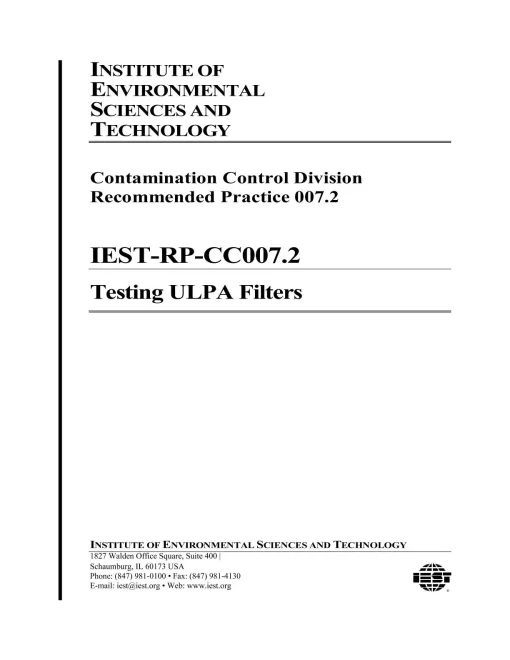 IEST RP-CC007.2 pdf