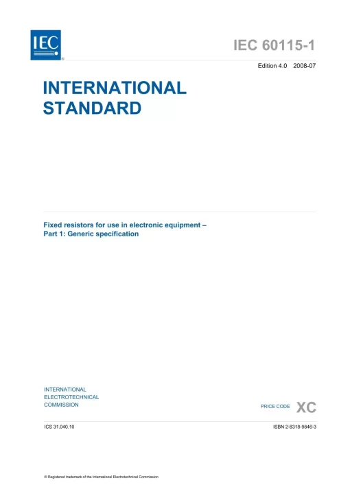 IEC 60115-1 Ed. 4.0 en:2008 pdf