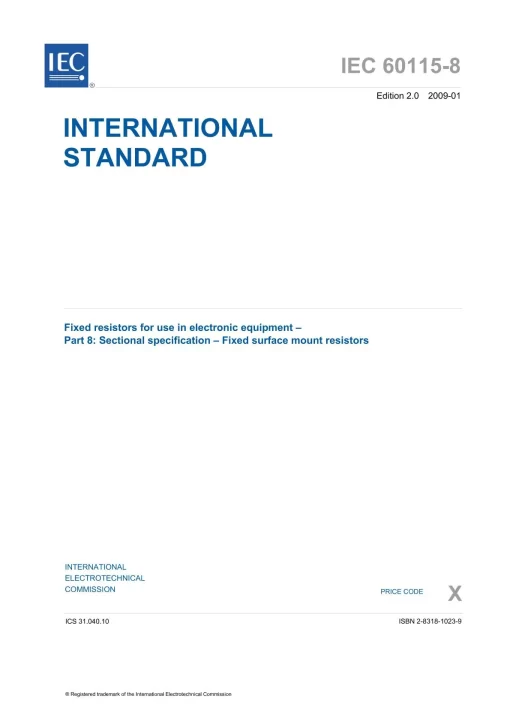 IEC 60115-8 Ed. 2.0 en:2009 pdf