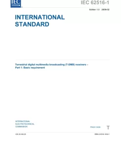 IEC 62516-1 Ed. 1.0 en:2009 pdf