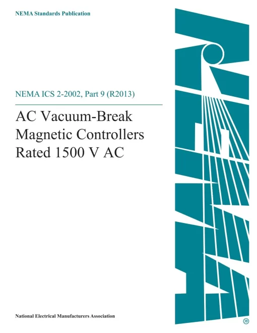 NEMA ICS 2-2002, Part 9 (R2007, R2013) pdf