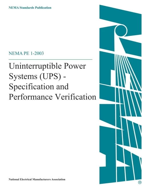 NEMA PE 1-2003 pdf