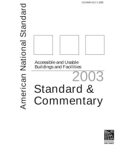 ICC A117.1-2003 and Commentary pdf