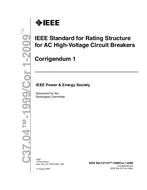 IEEE C37.04-1999/Cor 1-2009 pdf