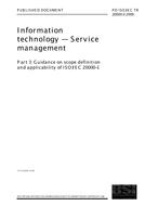 BS PD ISO/IEC TR 20000-3:2009 pdf