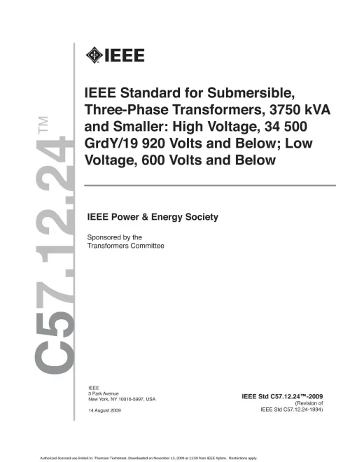 IEEE C57.12.24-2009 pdf