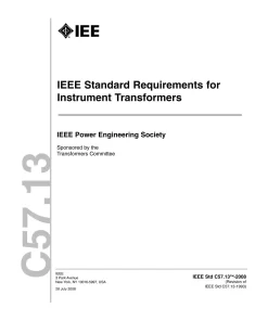 IEEE C57.13-2008 pdf