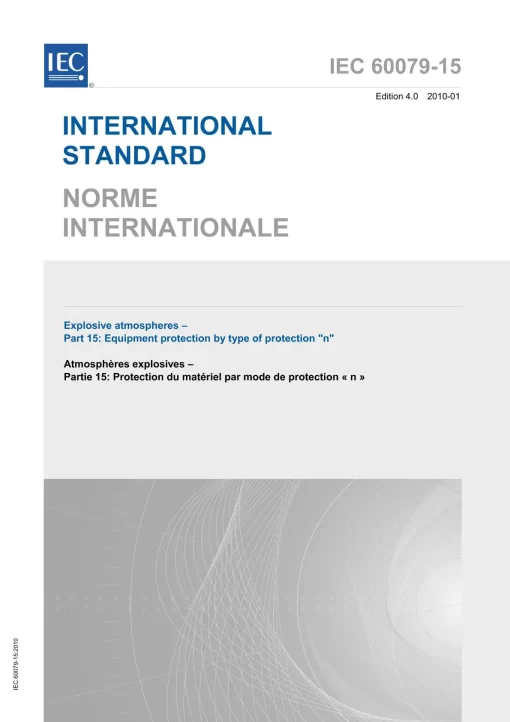 IEC 60079-15 Ed. 4.0 b:2010 pdf