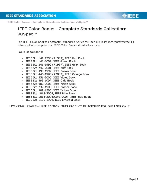 The IEEE Color Books - Complete Standards Series :VuSpec pdf