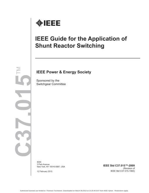 IEEE C37.015-2009 pdf