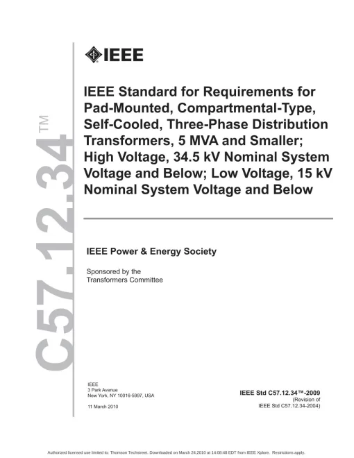 IEEE C57.12.34-2009 pdf