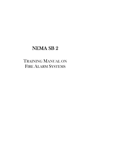 NEMA SB 2-2010 pdf