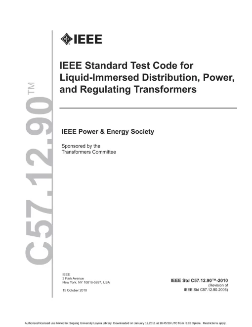 IEEE C57.12.90-2010 pdf