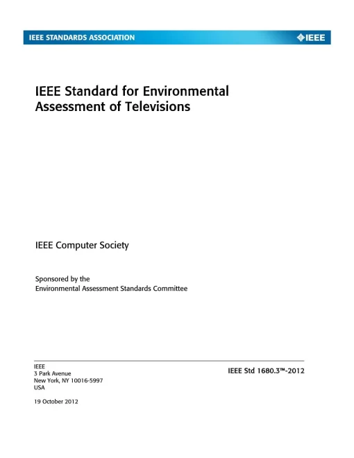 IEEE 1680.3-2012 pdf