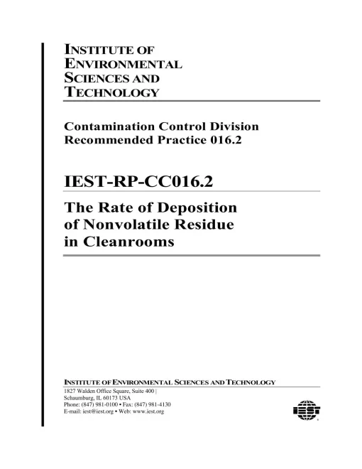 IEST RP-CC016.2 pdf