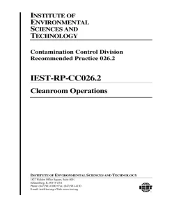 IEST RP-CC026.2 pdf