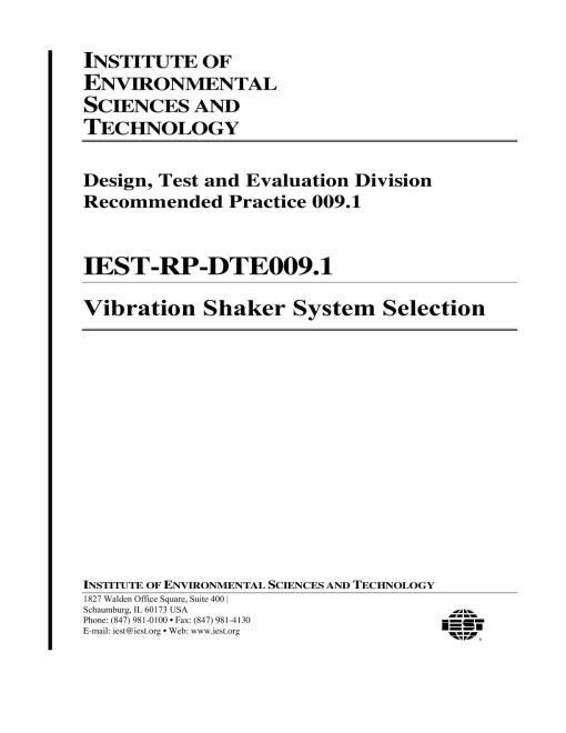 IEST RP-DTE009.1 pdf