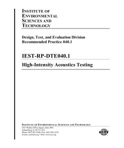 IEST RP-DTE040.1 pdf