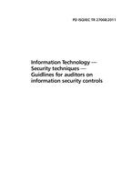 BS PD ISO/IEC TR 27008:2011 pdf