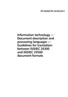 BS PD ISO/IEC TR 29166:2011 pdf