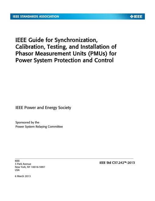 IEEE C37.242-2013 pdf