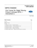 SMPTE 268M-2003 Amendment 1:2012 pdf