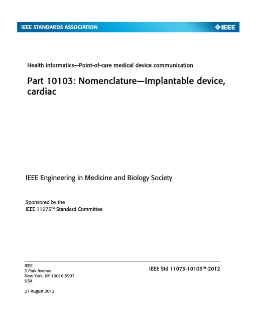 IEEE 11073-10103-2012 pdf