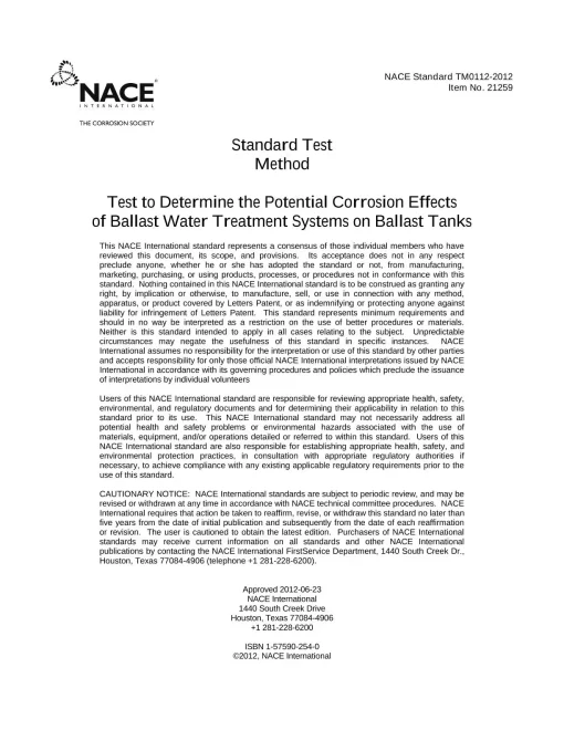 NACE TM0112-2012 pdf