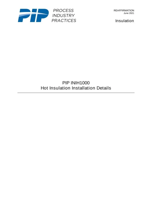 PIP INIH1000 pdf