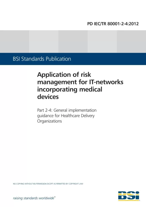 BS PD IEC/TR 80001-2-4:2012 pdf