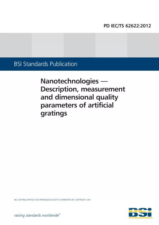 BS PD IEC/TS 62622:2012 pdf