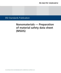 BS PD ISO/TR 13329:2012 pdf