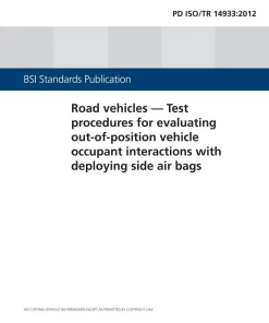 BS PD ISO/TR 14933:2012 pdf