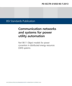 BS PD IEC/TR 61850-90-7:2013 pdf