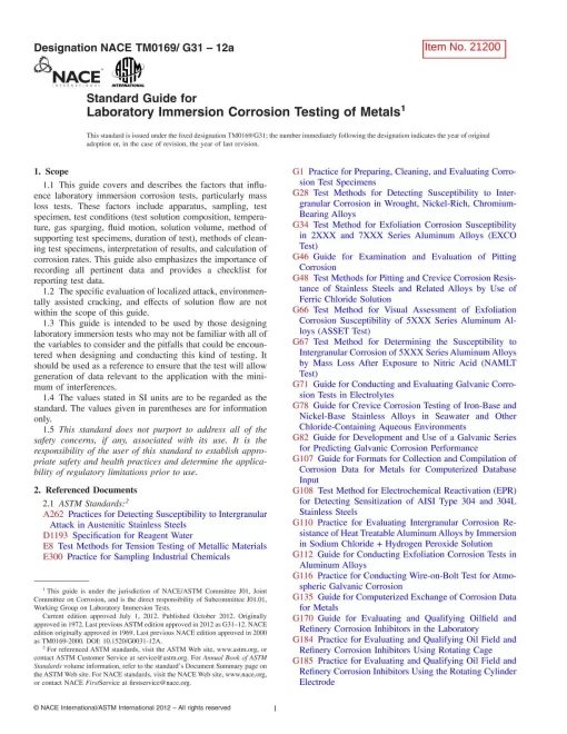 NACE TM0169/G31 - 12A pdf