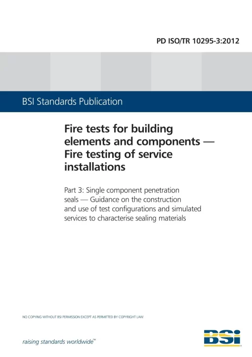 BS PD ISO/TR 10295-3:2012 pdf