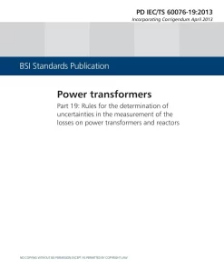 BS PD IEC/TS 60076-19:2013 pdf