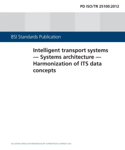 BS PD ISO/TR 25100:2012 pdf