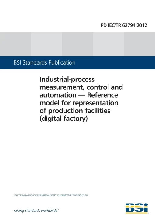 BS PD IEC/TR 62794:2012 pdf