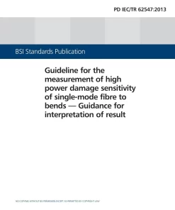 BS PD IEC/TR 62547:2013 pdf