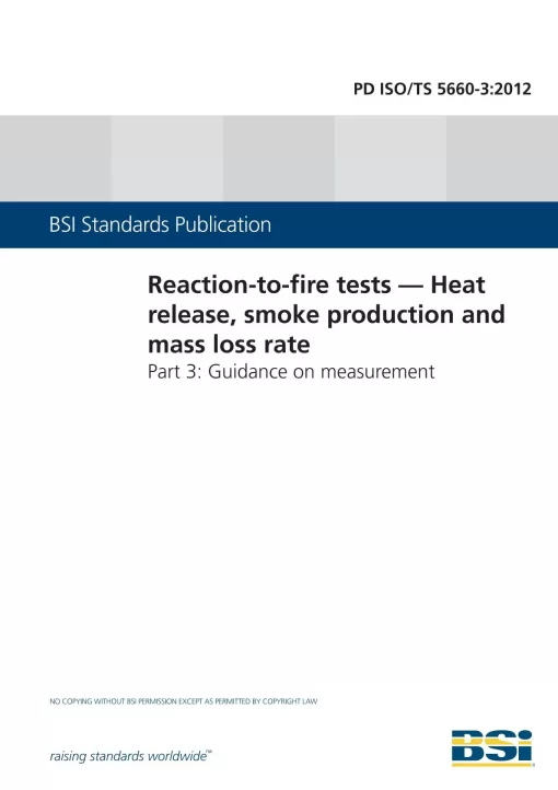 BS PD ISO/TS 5660-3:2012 pdf