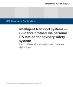 BS PD ISO/TR 13184-1:2013 pdf