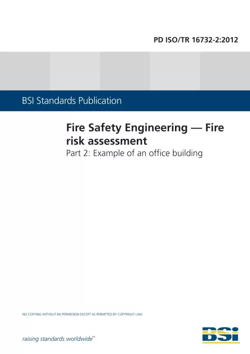 BS PD ISO/TR 16732-2:2012 pdf