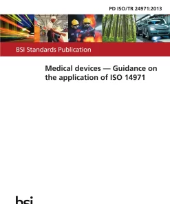 BS PD ISO/TR 24971:2013 pdf