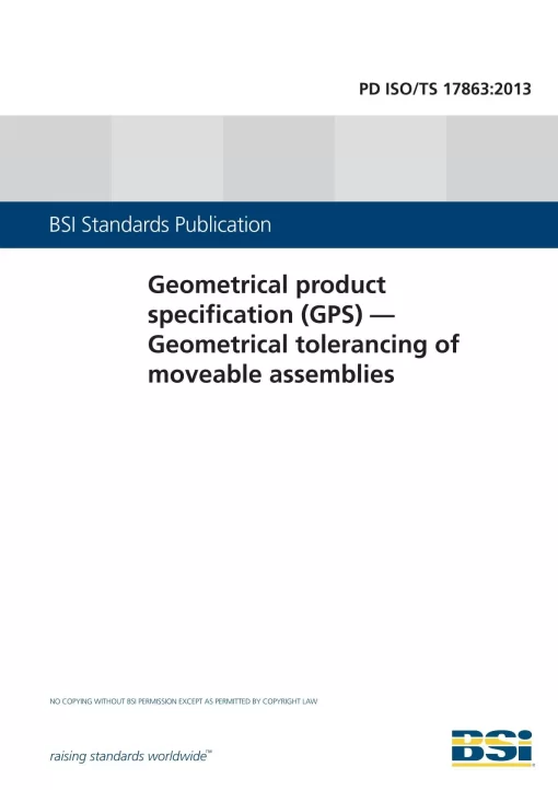 BS PD ISO/TS 17863:2013 pdf