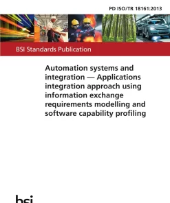 BS PD ISO/TR 18161:2013 pdf